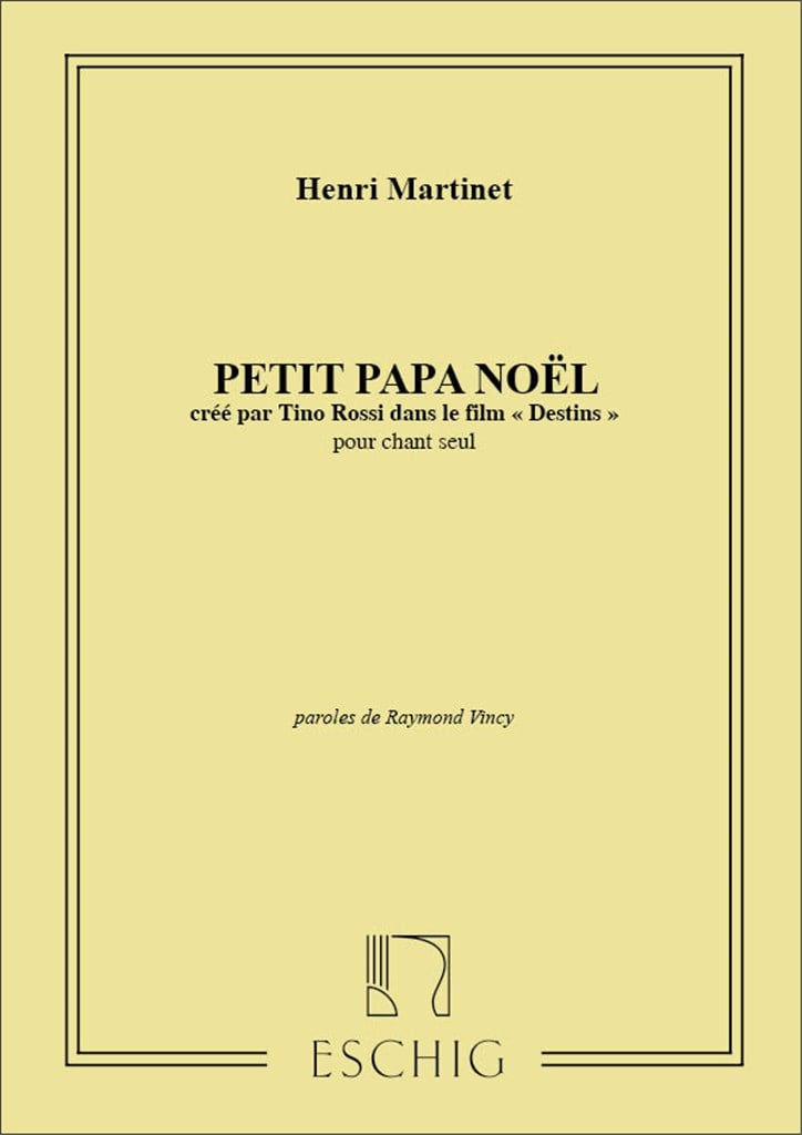 Petit Papa Noel Chant Seul